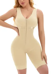 1 Count Women's Adjustable Hooks Butt Lifting Tummy Control Full Body Shaper, Fajas, Solid Color Lace Bodysuit, Colombian Shapewear, Curves Romper Jumpsuit, Perfect for Date Wear & Training & Various Occasions
