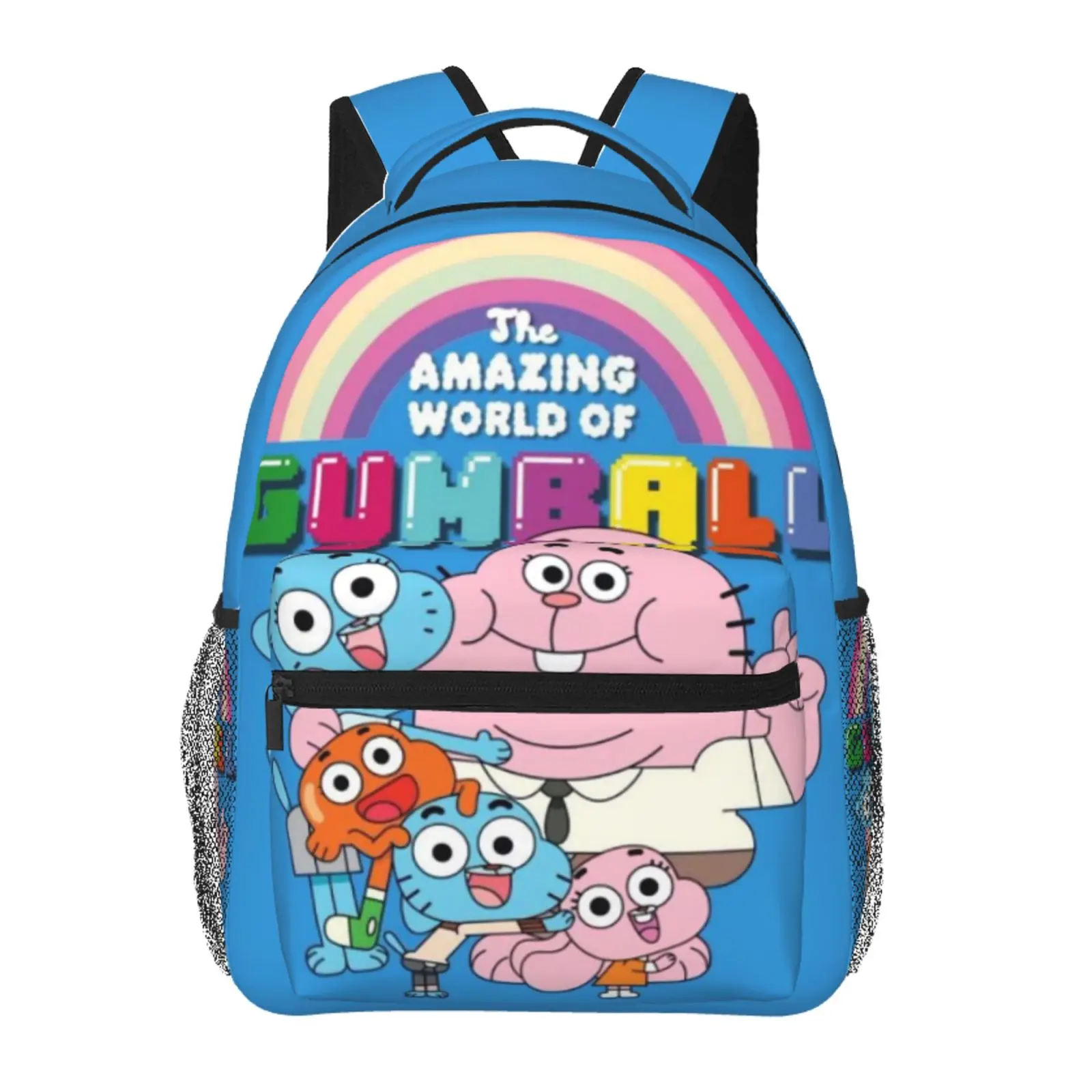 Anime amazing world of gumbal Backpack, School bag Cute Girls Boys Teens Backpacks Kawaii Kids Lightweight backpack with adjustable straps Bookbag with office Travel, School, College, Work
