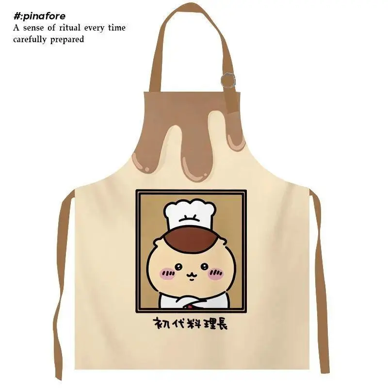 Anime Chiikawa Apron Usagi Chef Household Use Cook Apron Lovely Kawaii Cute Creativity Personality Interesting Good Looks Sweet