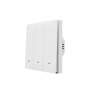 Tuya  single wire universal button wall switch for smart home, remote control with Alexa