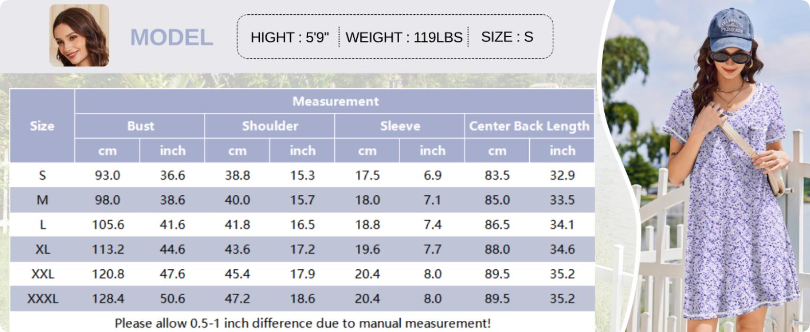 3 Pack Nightgowns for Women Short Sleeve Sleep Shirts T Shirt Night Gown V Neck Nightshirts Soft Sleepwear Dress 2026