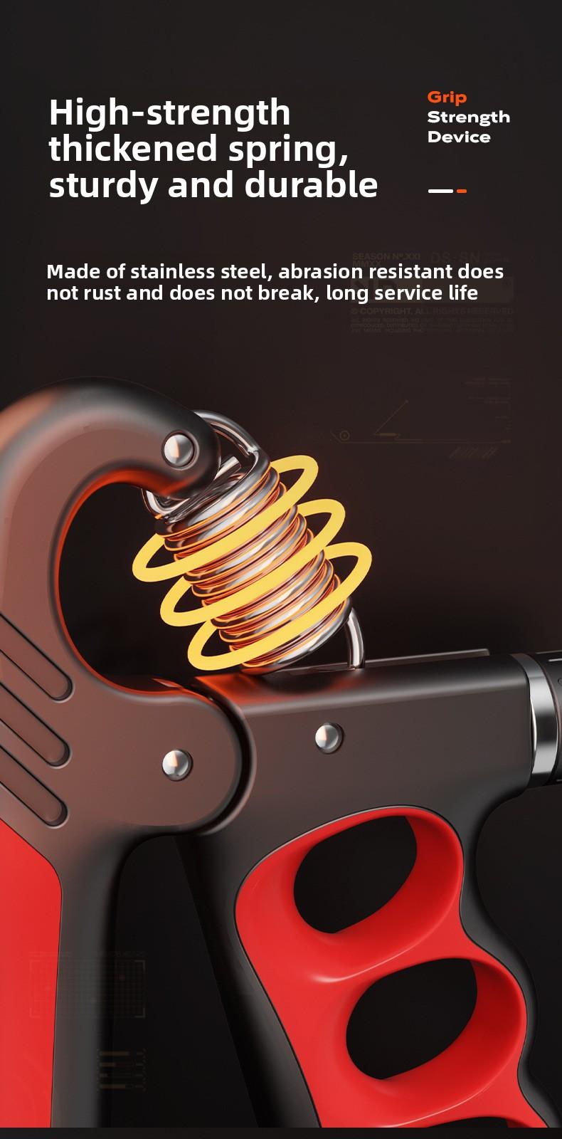 Herringbone Five-Finger Grip Strengthener Electronic Model Counting Grip Strengthener Arm Strength Training Finger Trainer Sports Equipment