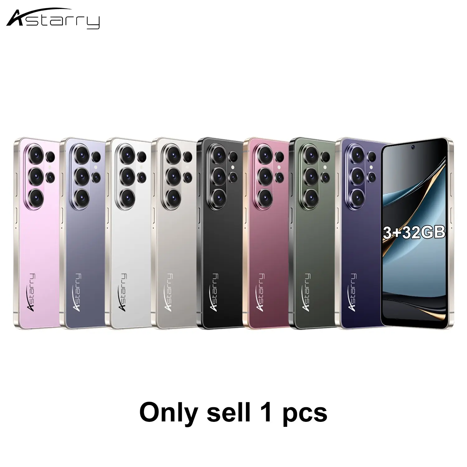 Aatarry-26 Ultra Smartphone, 3gb RAM 32GB Storage, 6.75-Inch Display, 4100mah Battery, Android 12, Dual Sim, Bluetooth-compatible WiFi