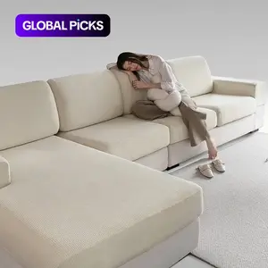 Solid Color Sofa Cover, 1 Count Modern Simple Non-slip Sofa Slipcover, Sofa Protector for Home Living Room, Home Decor