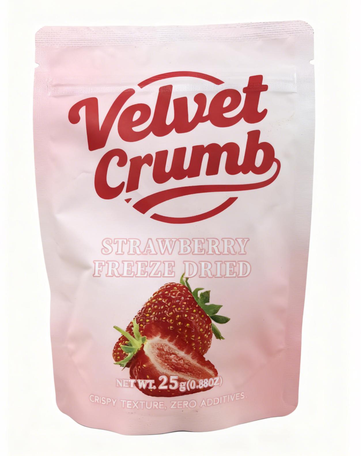 Freeze Dried Strawberries, 25g x 6 Packs, Crispy Natural Fruit Snacks, No Added Sugar, Gluten-Free, Non-GMO, Perfect for Travel & On-the-Go Dry