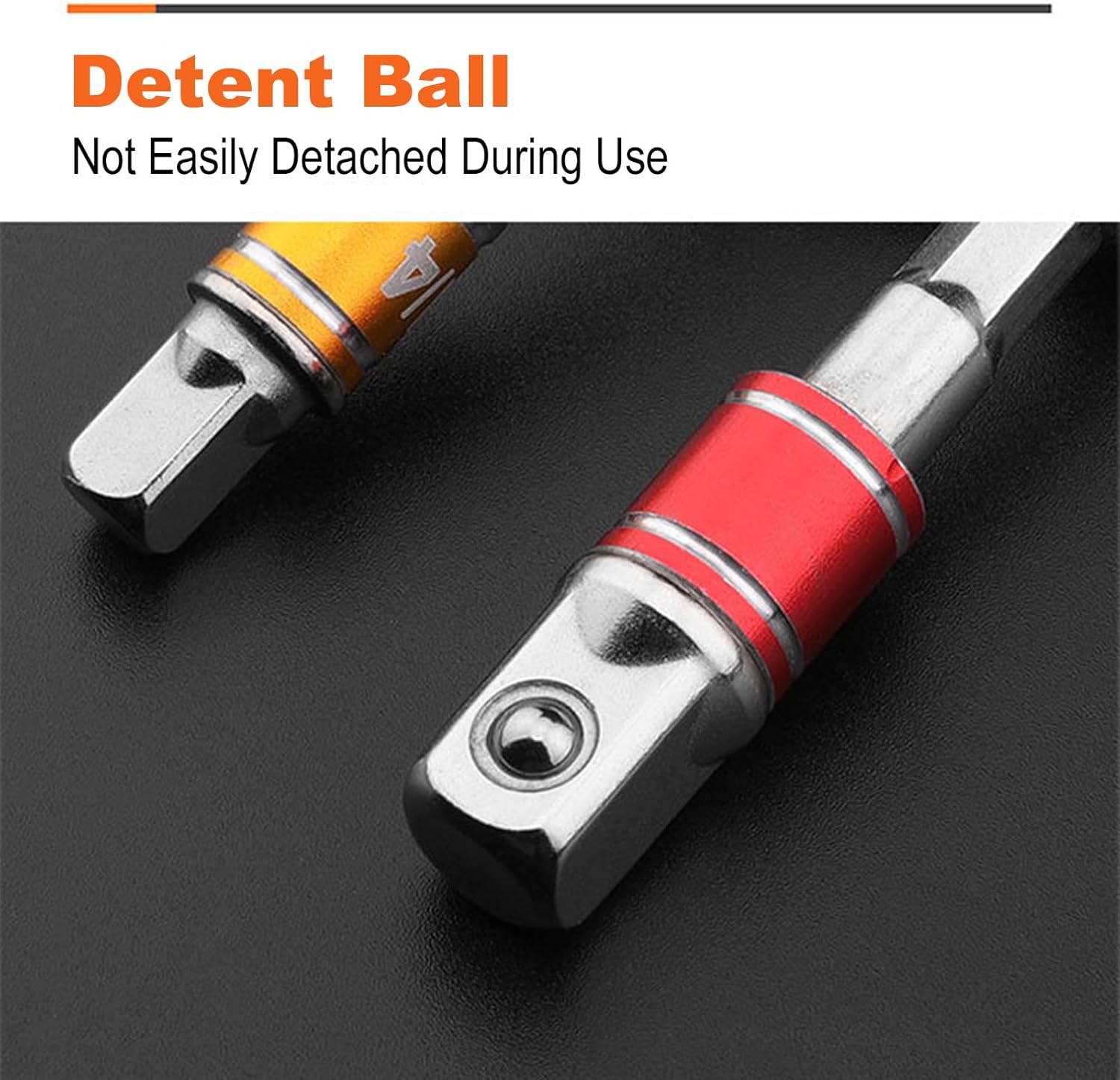 8Pcs 1/4" 3/8" 1/2" Cr-V Hex Shank Impact Grade Socket Adapter Extension Set & 105° Right Angle Drill Bit Adapter Attachment 1/4" Drive 6mm Hex Magnetic Bit Socket Screwdriver Holder Adaptor