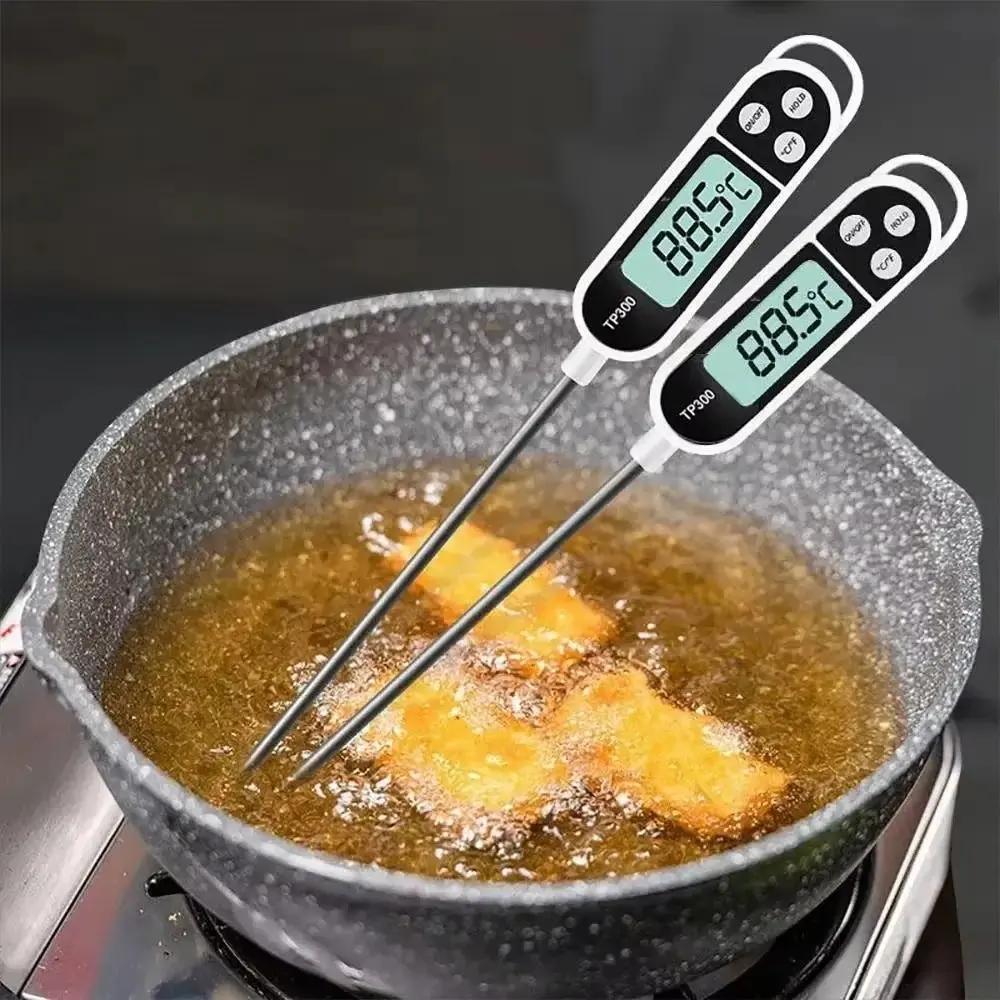 Probe Type Food Thermometer Kitchen Digital Thermometer For Meat Milk Cooking Food BBQ TP300 Electronic Temperature Gauge Tool