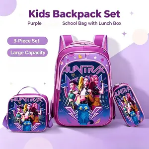 3Pcs Backpack3PCSSetl 16 Inch Kids School Backpackfor GirlsLunch Bag & Pencil Case, 2026Must HaveBack to School Gift for Teens
