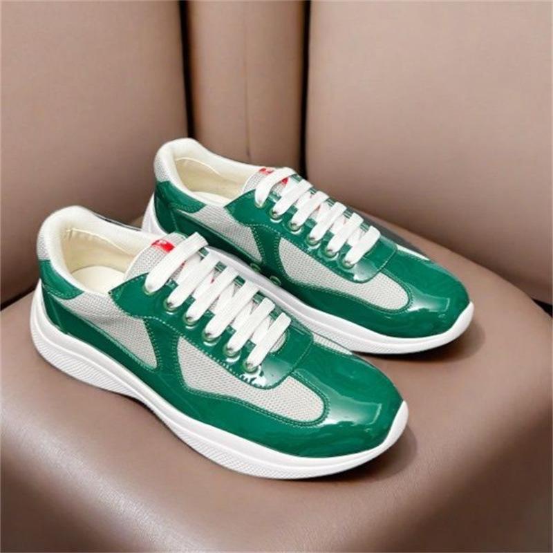 2026 High-Quality Patent Leather Fashionable Casual Sports Sneakers Breathable White Shoes Classic Men's Shoes