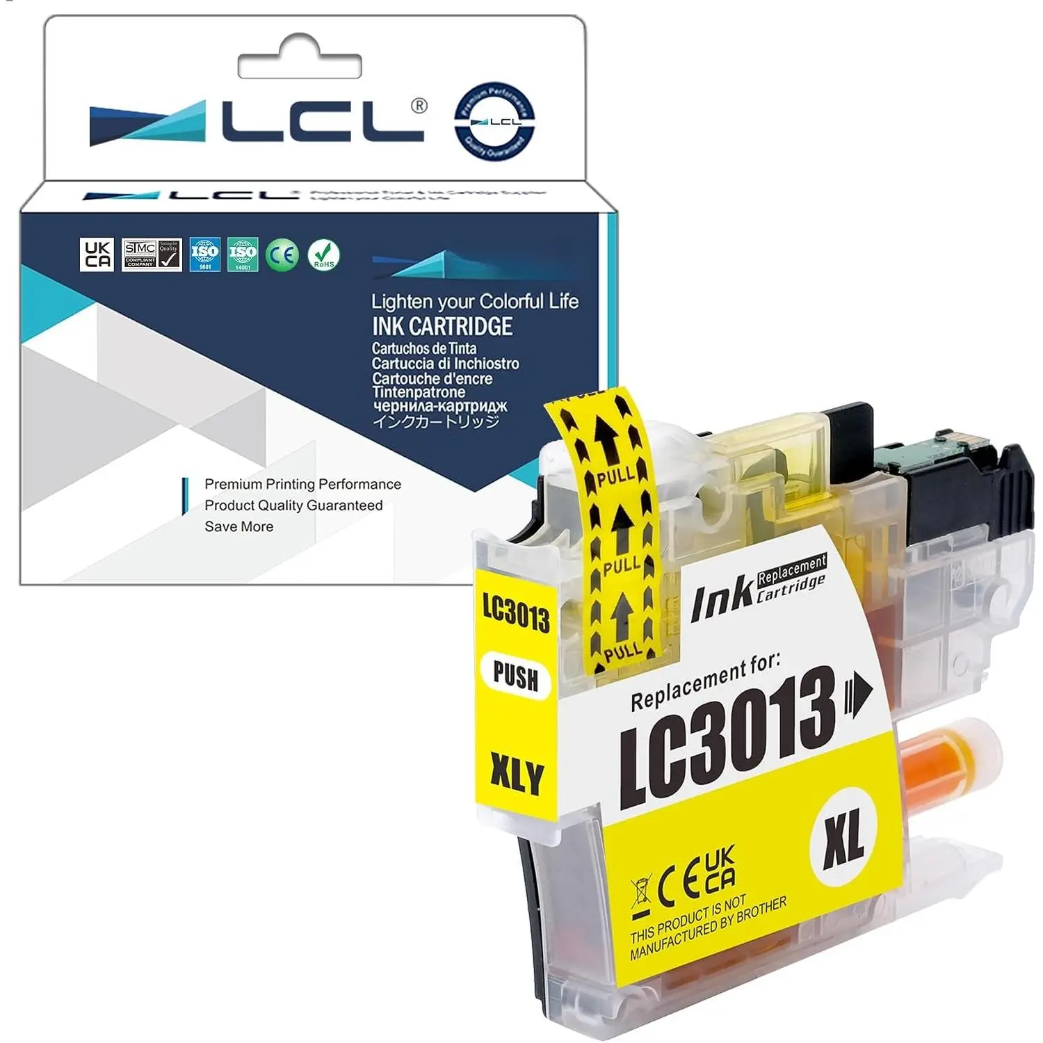 Compatible Ink   for  LC3011 LC-3011 LC-3013 LC3013 LC-3013Y LC3013Y High Yield MFC-J491DW MFC-J497DW MFC-J895DW MFC-J690DW (1-Pack Yellow)