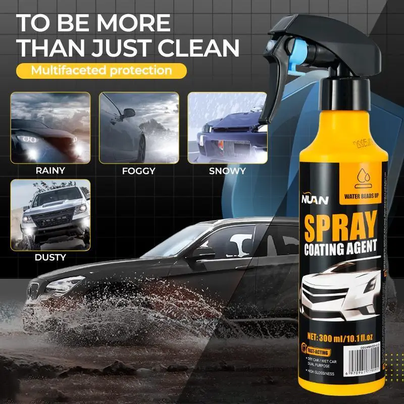 Spray coating agent；NUAN nano car coating sprayNUAN nano car coating spray-Ultimate Coating Agent, Water-Repellent, Sun-Resistant & Stunning Reflections, Eye-Catching!