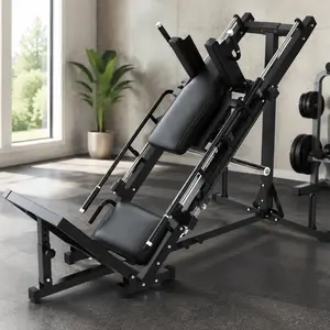 Leg Press And Hack Squat Machine with Steel Foot Pedals and Anti-Slip Patterns home gym hip abduction machines Adjustable Workout Equipment Home Fitness Equipment, At Home Gym Equipment,summerwins