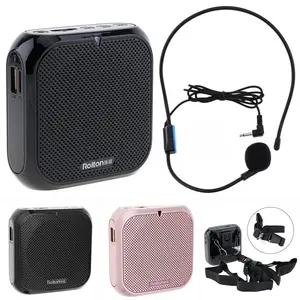 Headworn Microphone Loudspeaker Voice Amplifier Recorder Mic Speaker Audio Mini Wired Mikrofon Mike Sound Battery Kit Headset