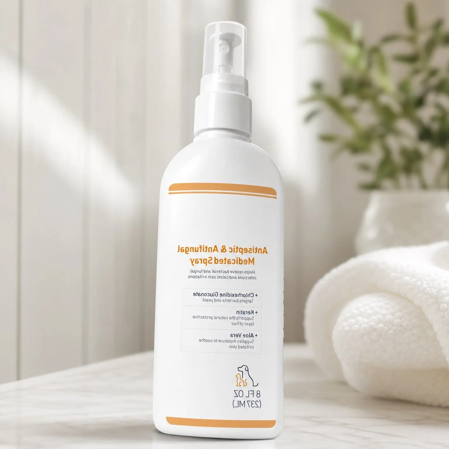 Antiseptic & Antifungal Spray, 8 fl oz | Helps Soothe Red, Scaly & Greasy SkinGift