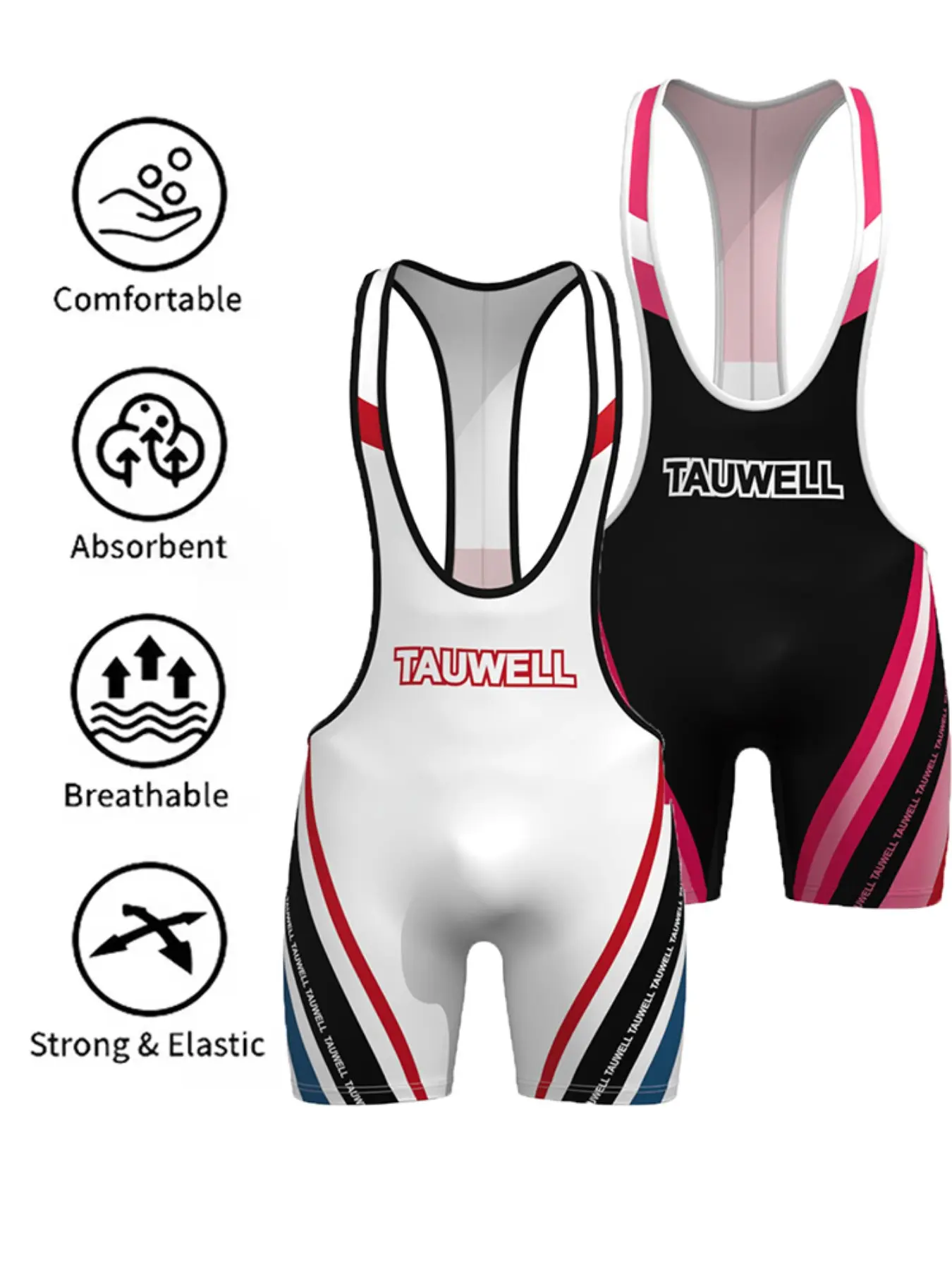2-Pack Men's Colorblock One-Piece Tank Top, Quick-Dry Breathable, Outdoor Running Fitness Training, Sporty Short Pants Vest, Training Wear
