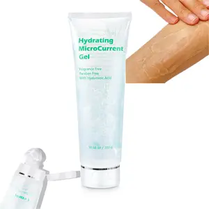 300g Hyaluronic Acid Microcurrent Conductive Gel Primer, Fragrance-Free Paraben-Free Non-Irritating Moisturizing Gel, Professional Hydrating Conductive Gel for RF Facial Body Beauty Device Skin Care