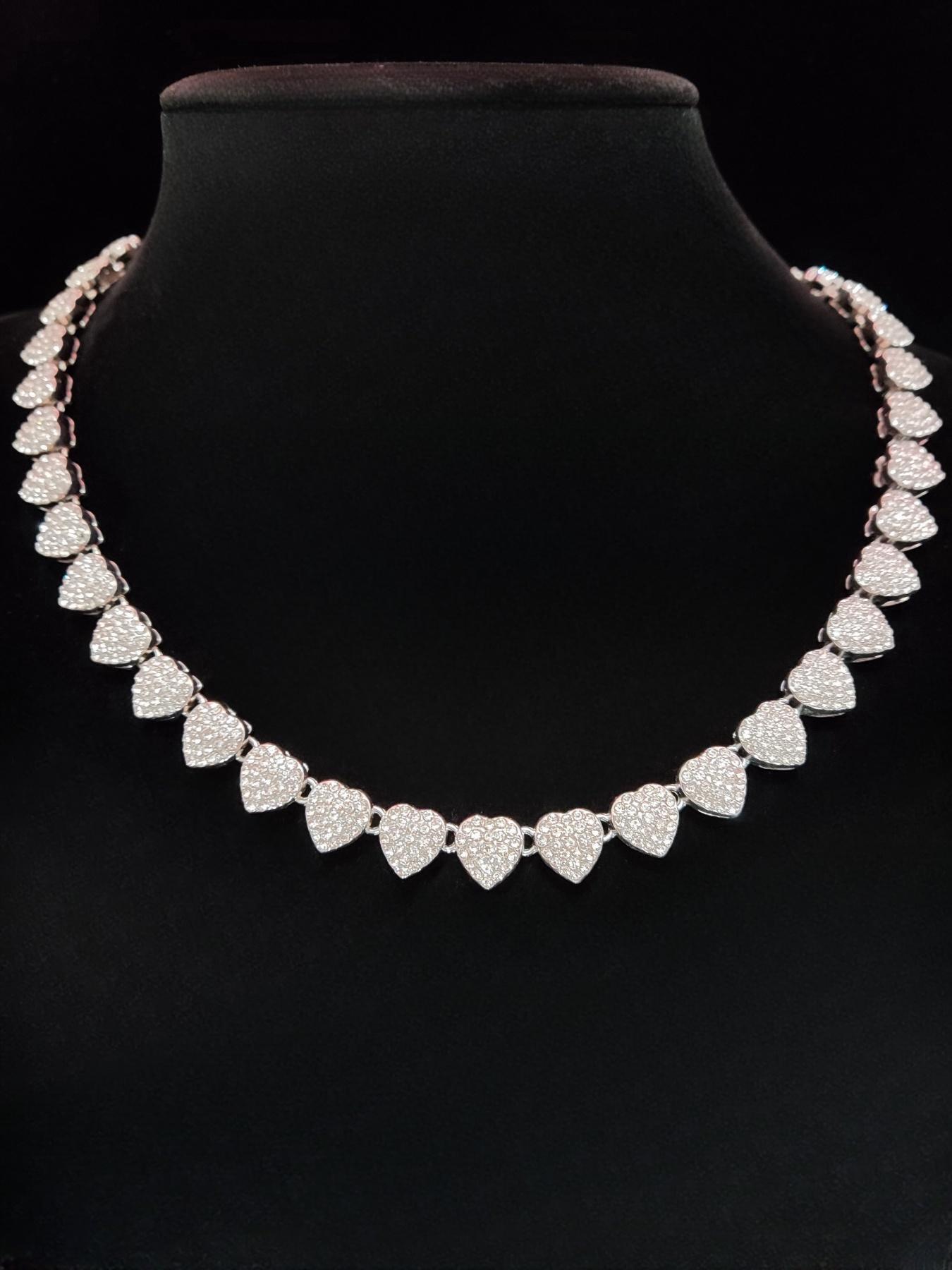 Heart Shaped Design Choker Necklace, Love Heart Necklace, Fashion Jewelry for Party, Daily Clothing Decor, Trendy All-match & Exquisite Jewelry for Birthday Gift