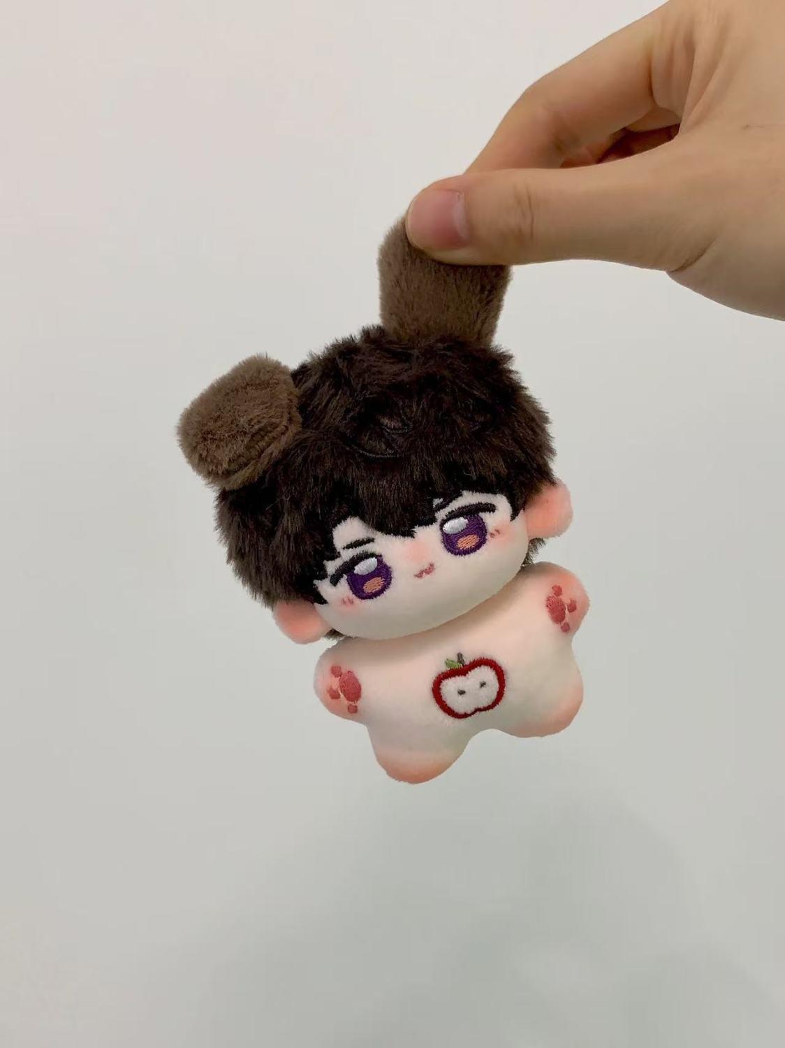 Love and Deepspace Rafayel 10cm cotton doll Xavier Zayne Sylus Caleb Cartoon peripheral decoration keychain Plush nude doll Gift