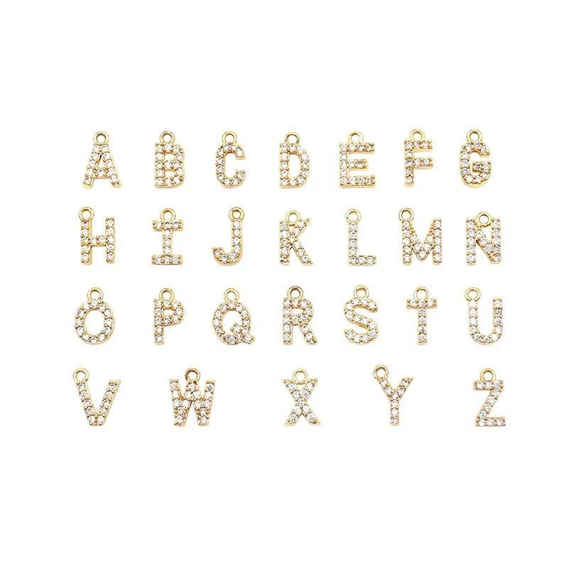 Stainless Steel Initial Letter Heart Toggle Bracelet Gold Plated 26 Alphabet Charm Bracelet for Women Daily Jewelry