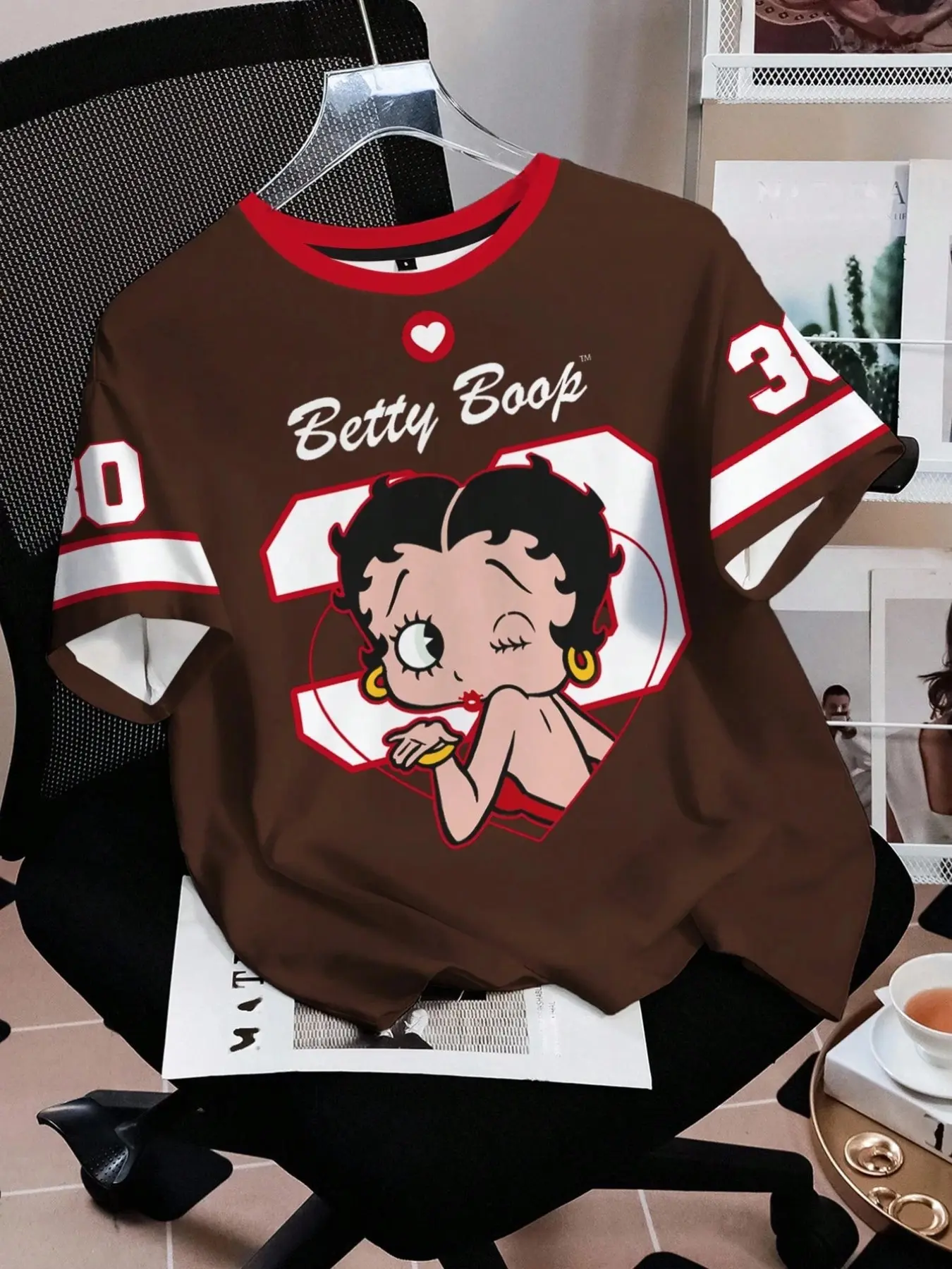 New Unisex Cartoon Print T-Shirt, Casual Summer Short Sleeve, Soft Comfortable Breathable Fabric, Slim-Fitting short Tee for All Seasons