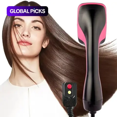 One-Step Multifunctional Hot Air Brush, Heated Brush, Automatic Hair Straightener for Styling, Safe Operation, Great Gift for Women #GLOBAL PICKS