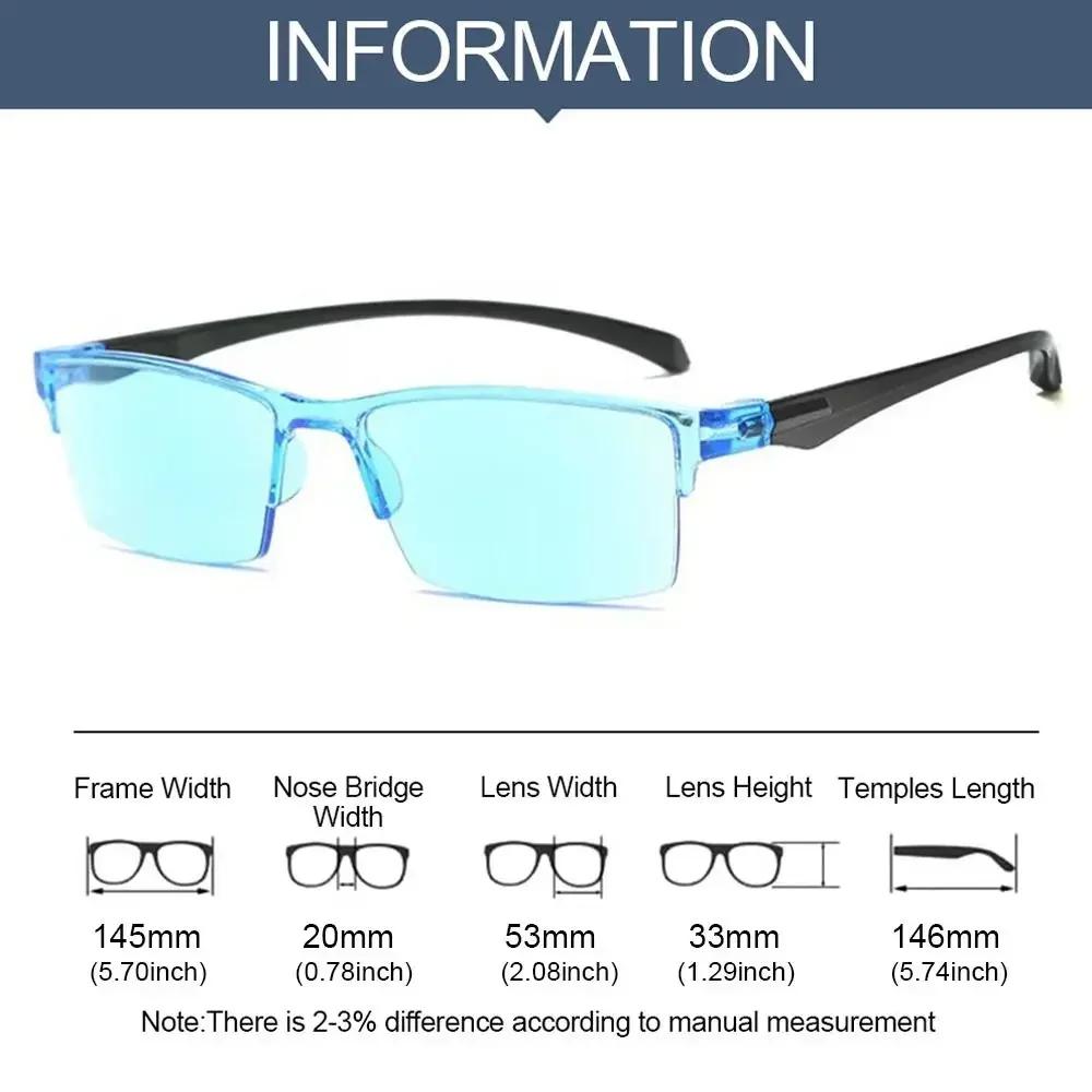 Smart Automatic Zoom Reading Glasses Anti Blue Ray Eyeglasses Autofocus Power Half-Rim Near Far Computer Glasses jewelry set