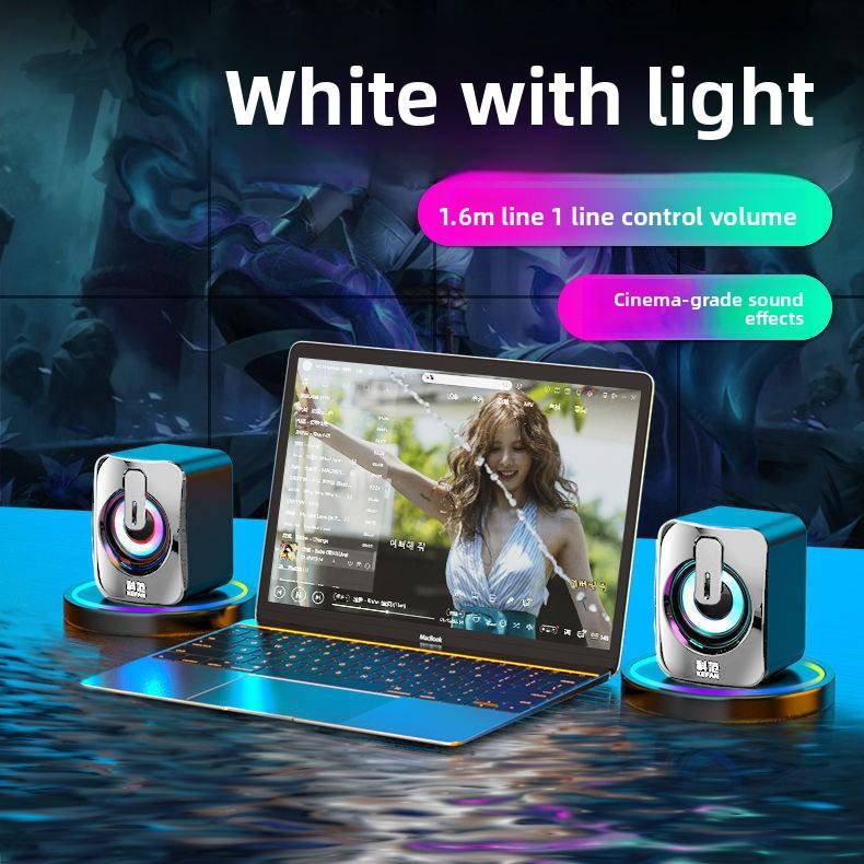 Wired USB Mini Speaker Powerful Bass Loud Volume for Desktop PC Laptop Home & Mobile Wired USB Mini Speaker Powerful Bass Loud Volume for Desktop PC Laptop Home & Mobile