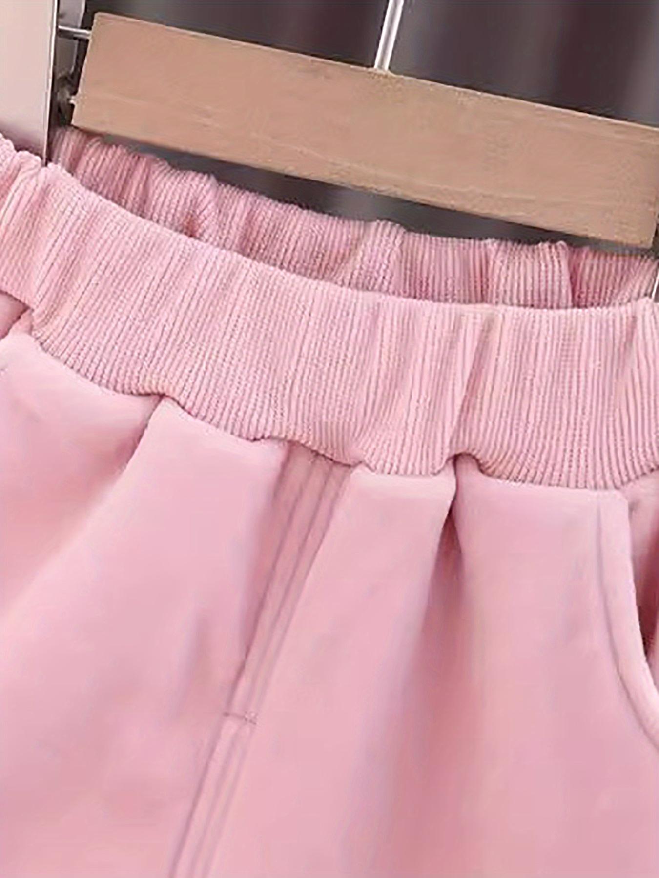 Fashion New Cartoon Embroidered Rabbit Pattern Hoodie and Pants Set Girls - Hooded Design, Perfect Choice Autumn and Winter, Perfect Outdoors