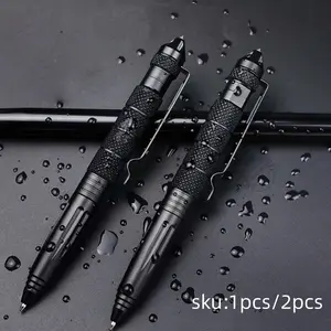 1/2pcs Military Tactical Pens , Self & Glass Breaker, Multi-Functional Survival Tac Pens Gifts for Men Dad Husband Him, Stationery Writing Tools