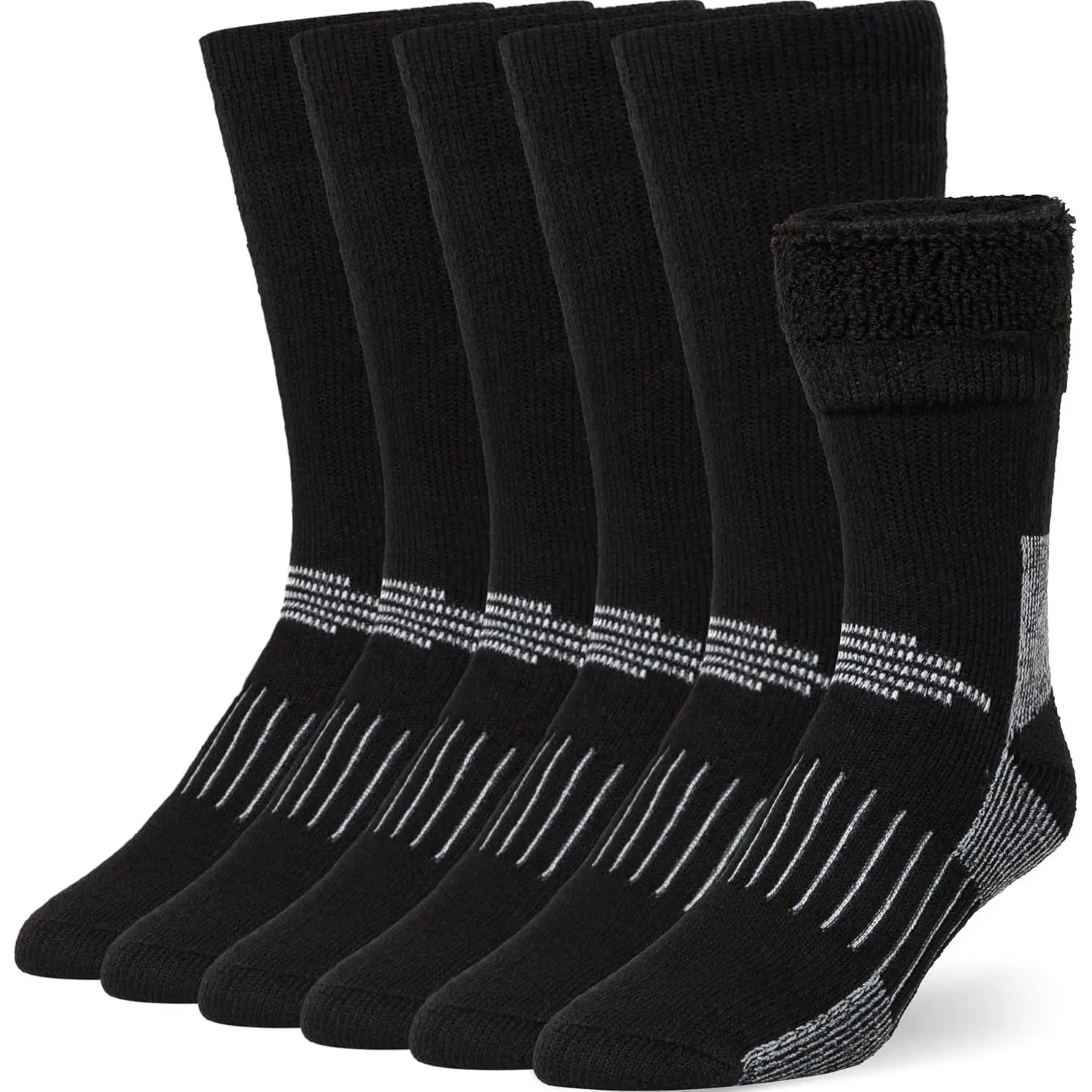 Premium Merino Wool Hiking Crew Socks for Adults, Reinforced Toe, Durable, Fits Comfortably Inside Footwear, Outdoor Trail Use