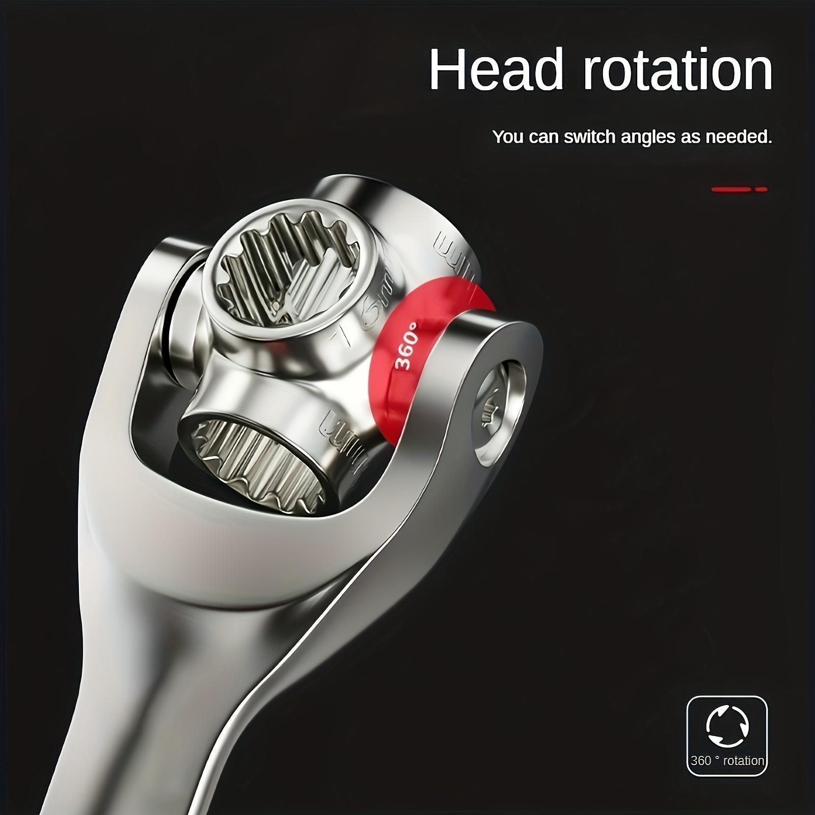 One Wrench Does It All-52-in-1 Universal Combination Set – 360° Rotating Socket Spanner for Auto & Home Repair One Wrench Does It All-52-in-1 Universal Combination Set – 360° Rotating Socket Spanner for Auto & Home Repair