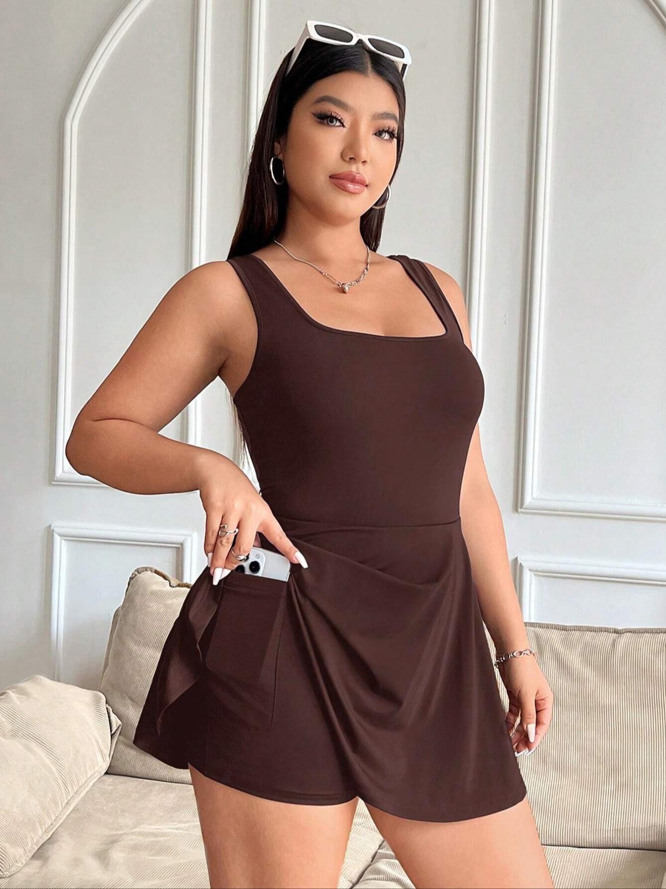 Women's Fashion Casual One-Piece Dress, Plus Size Ladies' Stylish Overall, Comfortable and Trendy Clothing for Daily Wear Women's Fashion Casual One-Piece Dress, Plus Size Ladies' Stylish Overall, Comfortable and Trendy Clothing for Daily Wear