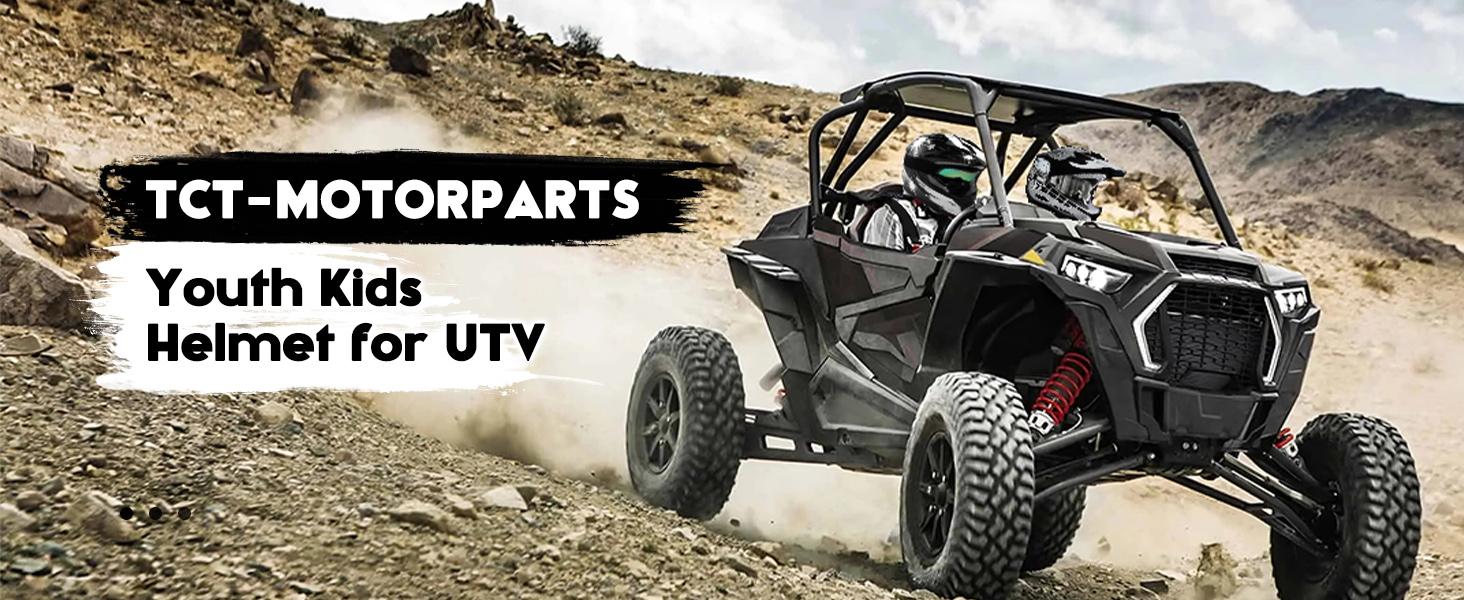 Youth Motorcycle Four Wheeler Riding Racing Helmets Motocross ATV Helmets Offroad Street Dirt Bike Go-Kart BMX MX Full Face Helmet Red Spider Samll Size