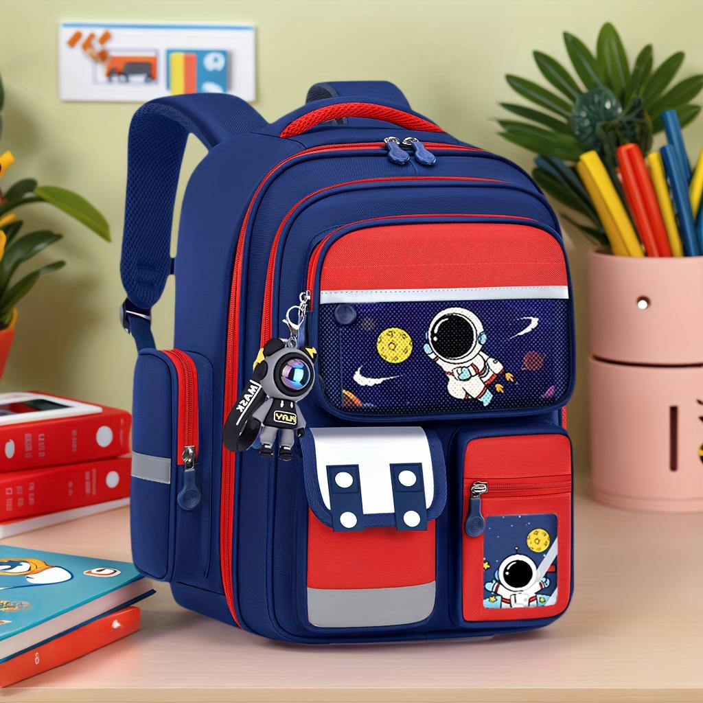 ERT-Latest Space-Themed Backpack, Lightweight and Durable with Multiple Pockets - Compartment, Casual Large Capacity Bag Suitable Travel and School, Perfect Back-to-School Gift, School Backpack Cute Backpack Set with Lunch Box Colorful Silk Juggling Scarv