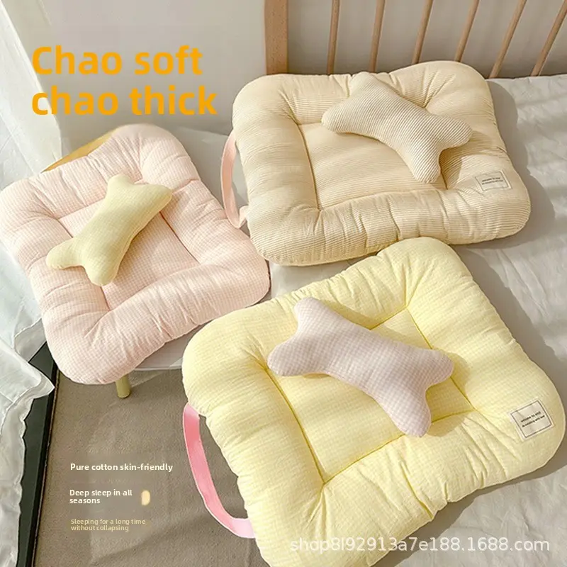 Soft cushion cat nest universal cat sleeping mat cat cushion sleeping with kitten kitten milk cat lying on the mattress thick