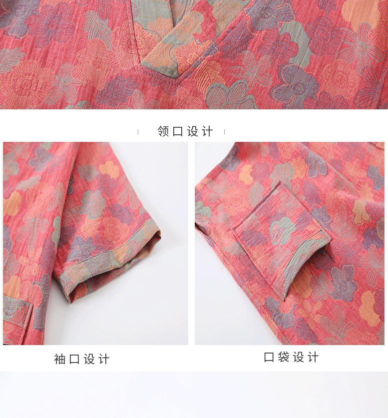 Cross-border pure cotton double-layer gauze jacquard sauna suit, massage sauna suit, couple's bathrobe, hotel bathrobe, therapy clothing wholesale