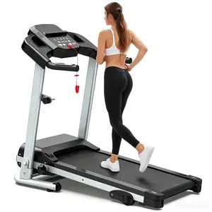 LIVIVOX Pink Folding Home Gym Smart Treadmill, incline walking treadmill 7.5 MPH Adjustable Speed, 2.5HP Quiet Brushless Motor, 265LBS , Pulse Sensor, LED Display, Multi-Functional Smart Console, Easy Storage for Home Office Fitness, Home Gym Treadmi