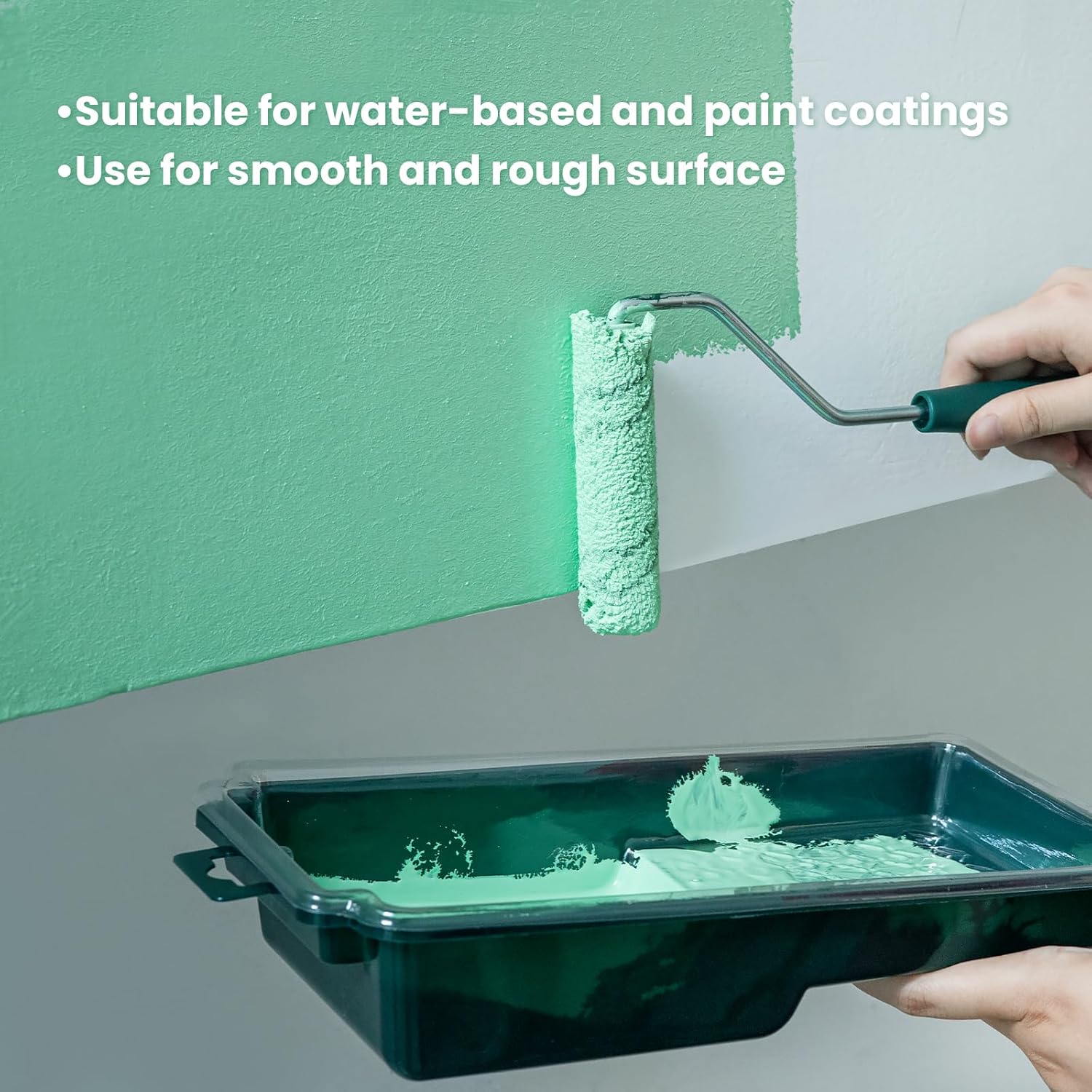 Microfiber Roller 4 Inch, Small Roller Covers (3/8-Inch Nap, 40 Pack), Mini Rollers for House Painting with Roller Frame, Wall Painting Tool Microfiber Roller 4 Inch, Small Roller Covers (3/8-Inch Nap, 40 Pack), Mini Rollers for House Painting with Roller Frame, Wall Painting Tool