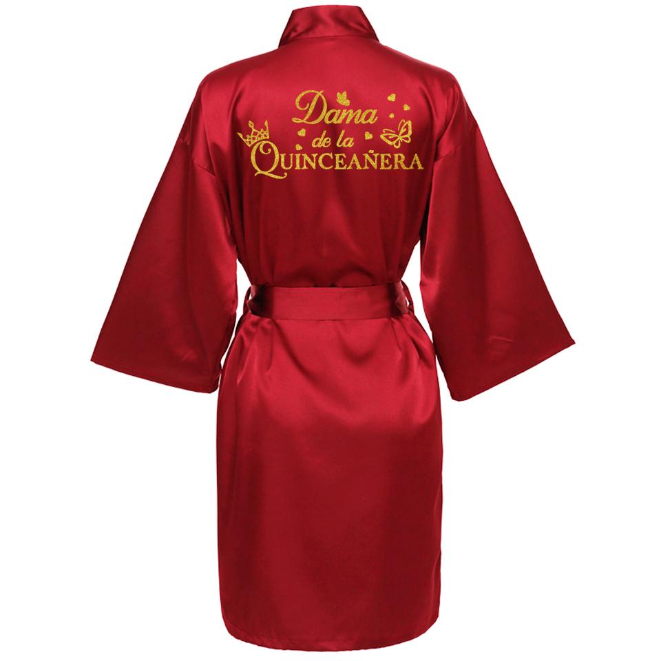 Mis XV Bathrobes Princess Sweet 15 Years Girl Birthday Party Mis Quince Años Robes Quinceanera Robe