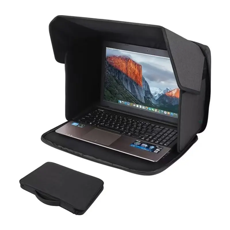 Hot Selling Outdoor Laptop Sunshade, Privacy Cover, Foldable Portable Protection Case, Essential Accessory for Travel & Work