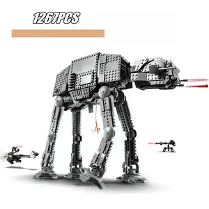 1267pcs At-At Walker Transport Armor Robot Building Model Toy Gift, Perfect for Adults Boys Girls Kids Holiday Party, Birthday Present