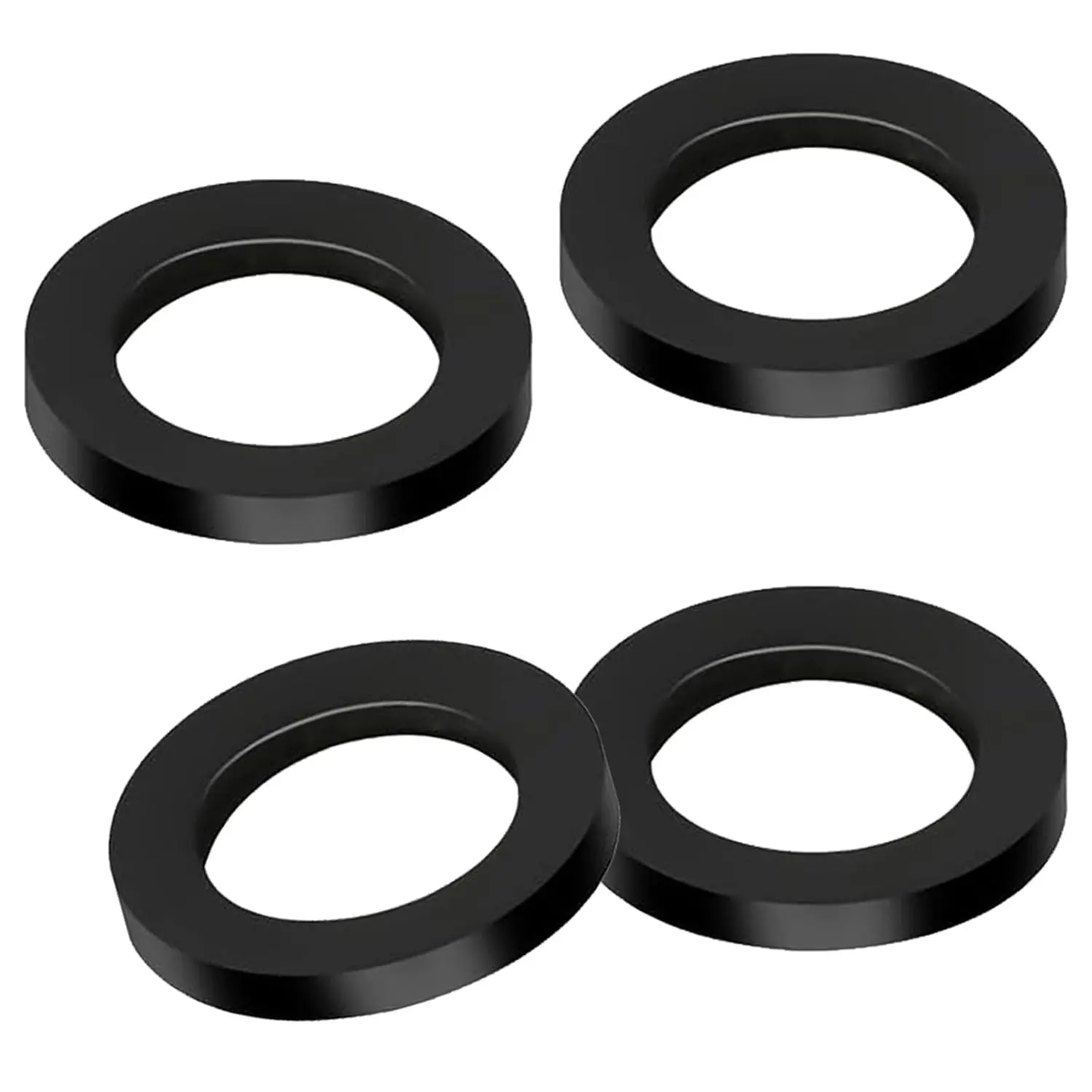 4 Pack Shower  Gasket, 3/4" Rubber Washer for 1/2" Fixed Shower /Handheld Shower Hose Connector, Creates A Seal to  Leakage