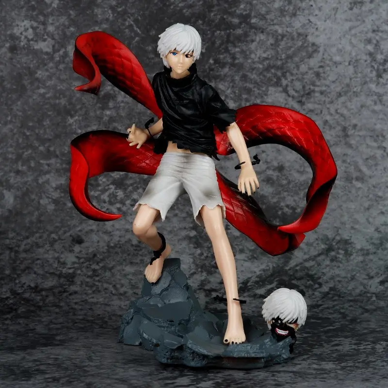 Tokyo Ghoul Kaneki Ken Figure, Classic Awakening Battle Pose, Lacerate Effect, Replaceable Head Sculptures, Detailed Iron Chain, Limited Edition