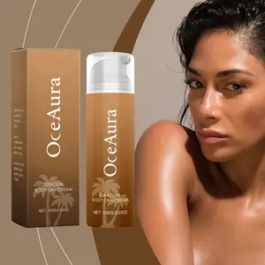 OceAura Sunless Body Blackening Cream, Summer Beach Outdoor Sunning Cream For Soft And Shiny Body Skin
