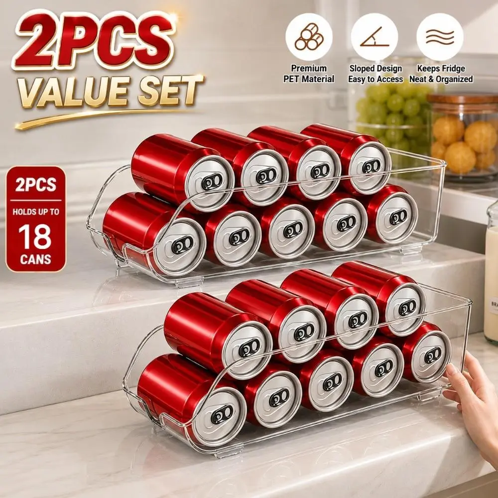 FAXHION Heavy Duty Refrigerator Beverage Organizer