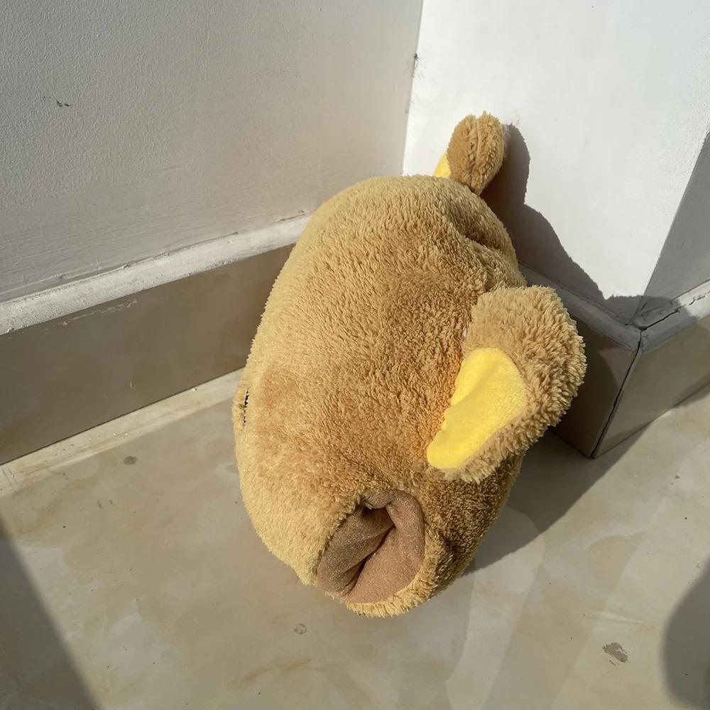 Cute Rilakkuma Plush Warm Hand Pillow Cartoon Bear Peluche Stuffed Toy Soft Cushion Birthday Gift