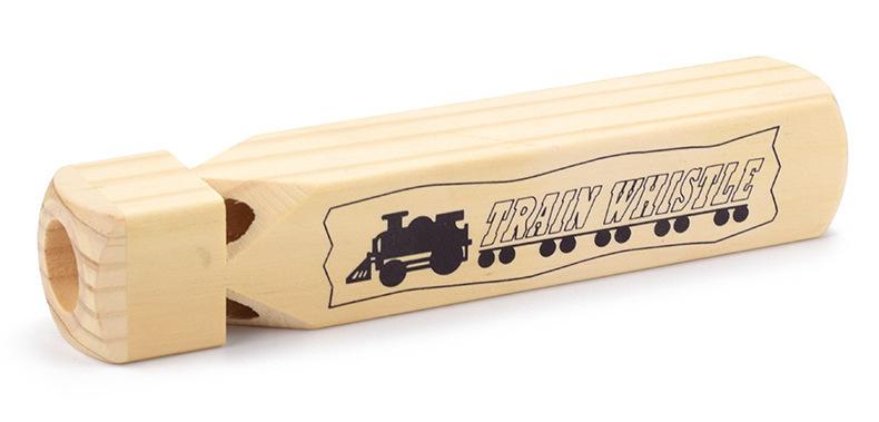 Wooden train whistle