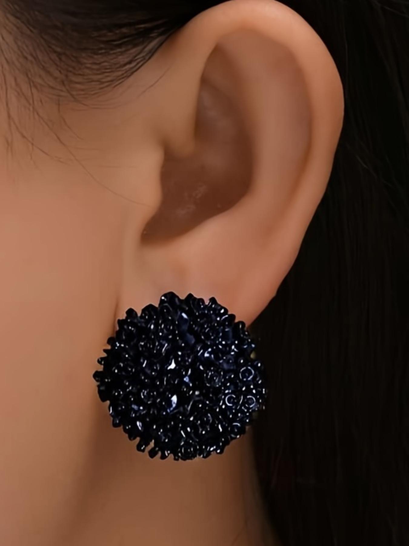 Fashionable Ball Decor Earrings, Fashion Jewelry for Party, Daily Clothing Decor, Trendy All-match & Exquisite Jewelry for Birthday Gift, Sparkling Ear Jewelry, Ear Accessories, Unique Design Earrings, Shining Earrings