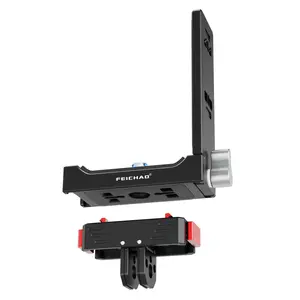 Feichao L-Shape Quick Release Plate, Magnetic Base Mount, Insta360 X2 X3 X4 X5, Panoramic Camera, Vertical & Horizontal Shooting