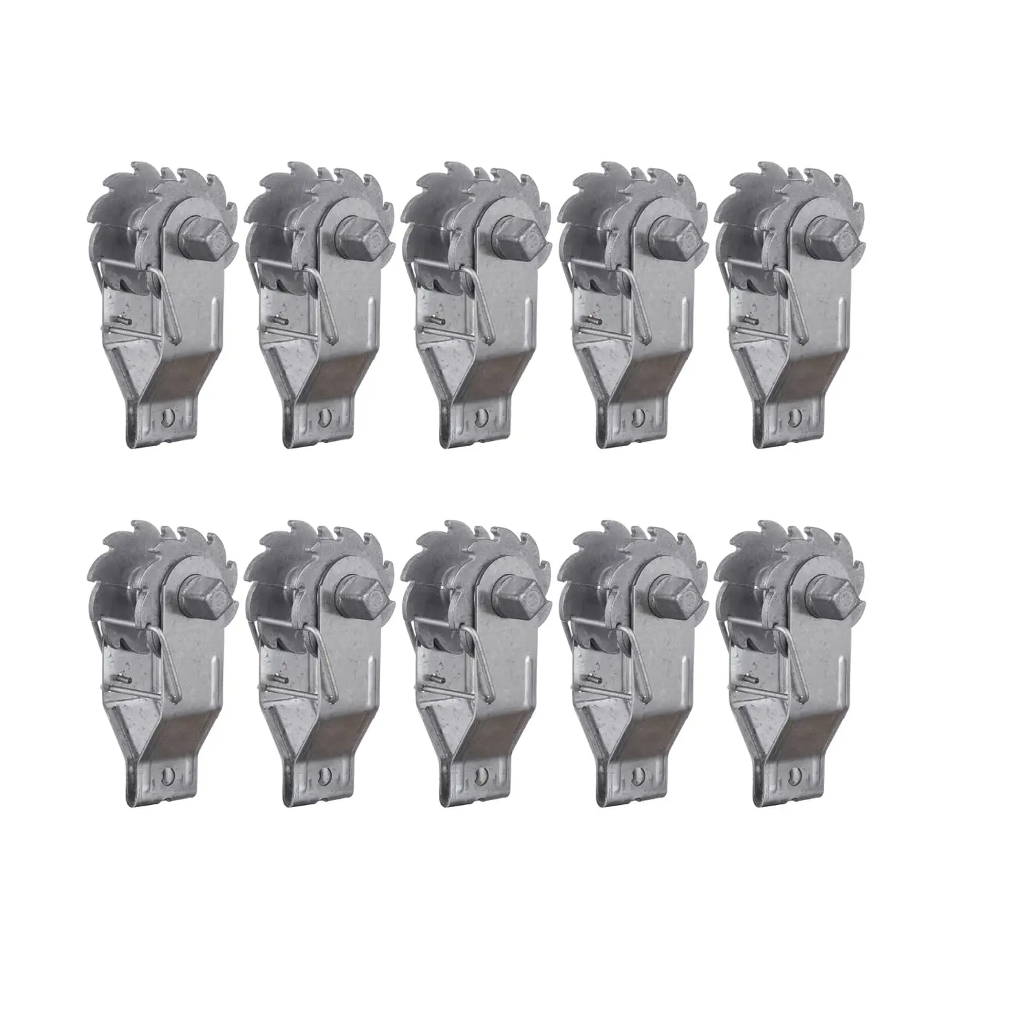 FENSMILE Electric  Wire Strainers, 10-Pack Inline Ratchet Tensioners | Heavy-Duty Steel · Compression Clip Design ·  Resistant · Secure Wire Tension